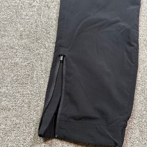 Athleta Women's Zipper Pants in All Black - Travel / Office / Commute Size 4 - Picture 2 of 6
